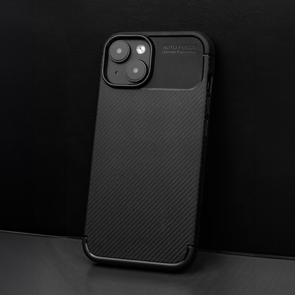 Samsung Xcover 7 juoda Carbon Fiber nugarėlė 8