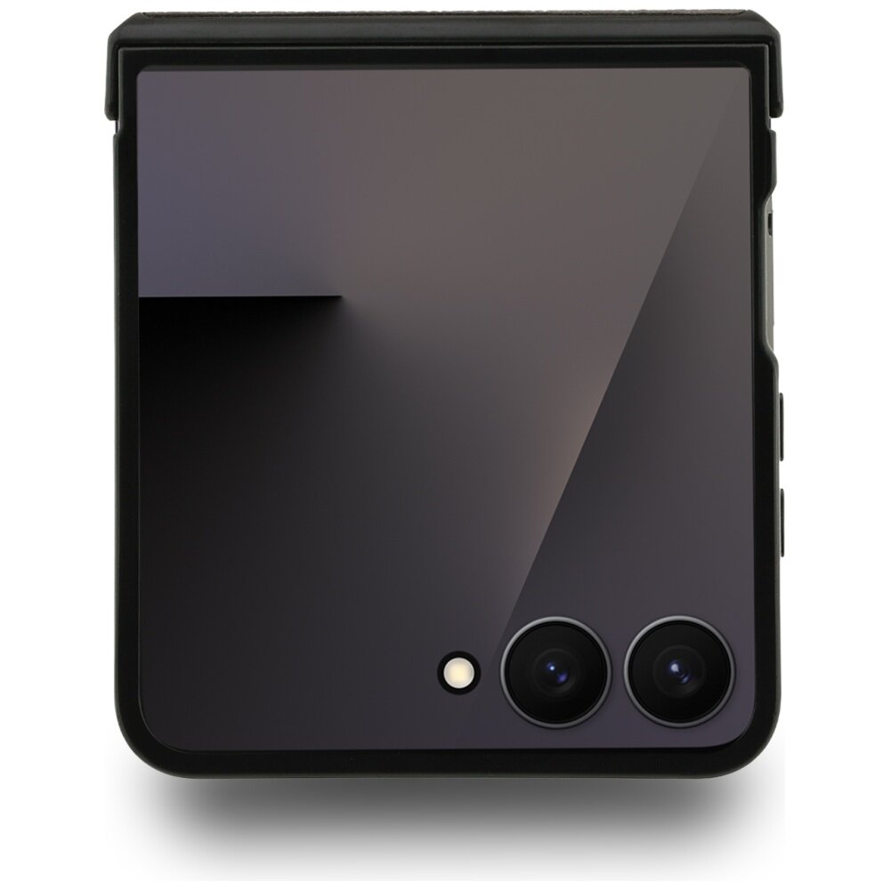 Samsung Z FLIP7 5G black MagSafe PU Karl & Choupette Heads KARL LAGERFELD nugarėlė KLHMZFD7PSMLRKCK 3