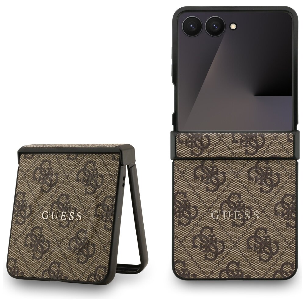 Samsung Z FLIP7 5G brown MagSafe 4G Classic GUESS nugarėlė