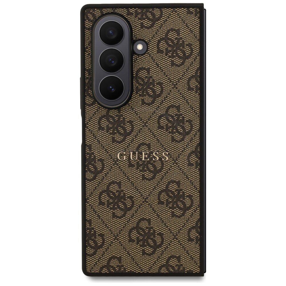 Samsung Z FOLD7 5G brown MagSafe PU 4G Classic Logo GUESS nugarėlė GUHMZFD7P4MSEGCW 1