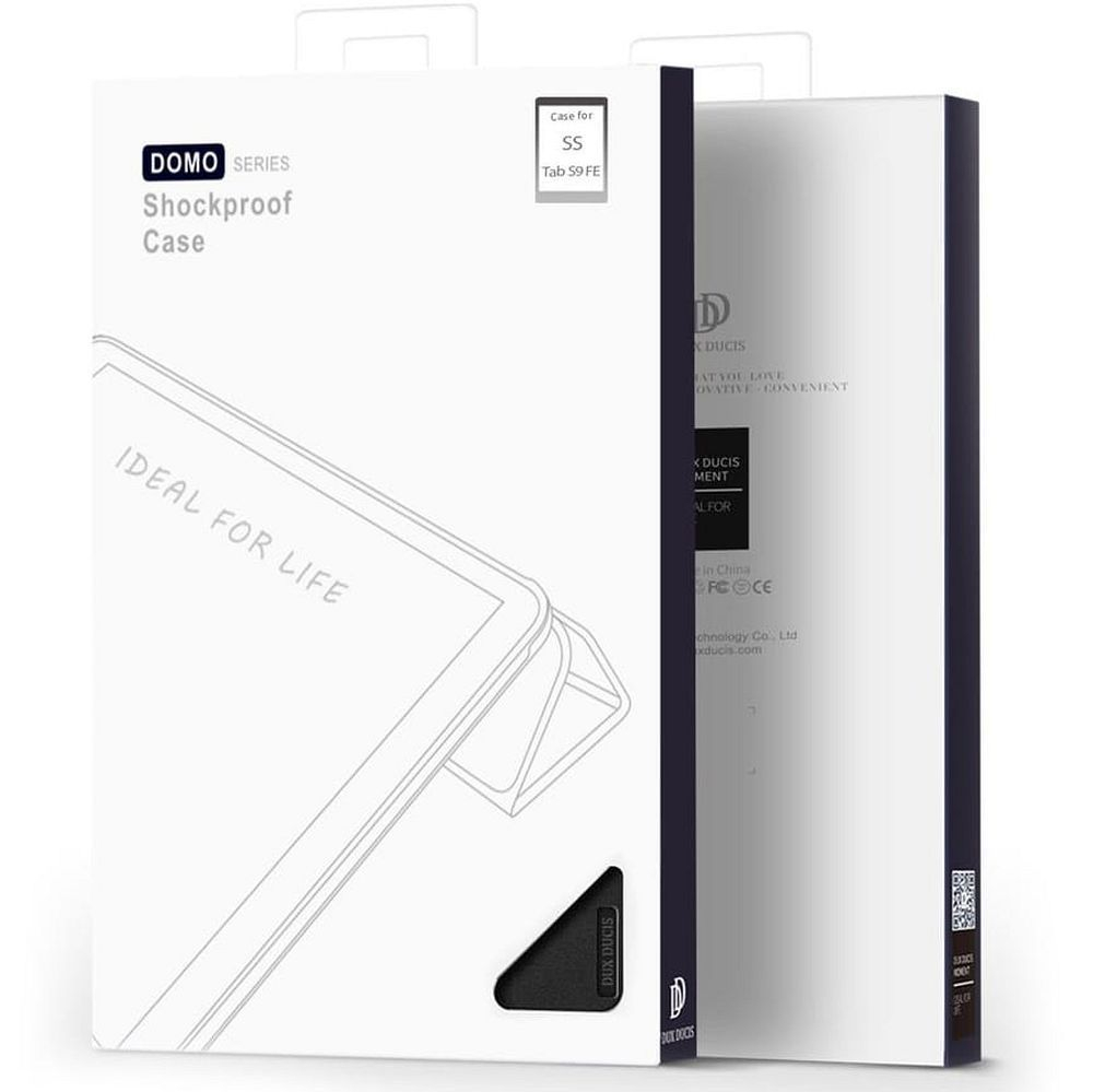 Samsung TAB S10 FE / S9 FE 10.9" / S9 11" black DUX DUCIS domo TRIFOLD dėklas 10