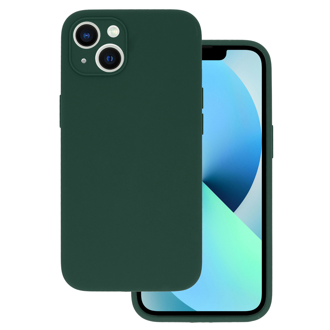Samsung A22 5G dark green SILICONE nugarėlė