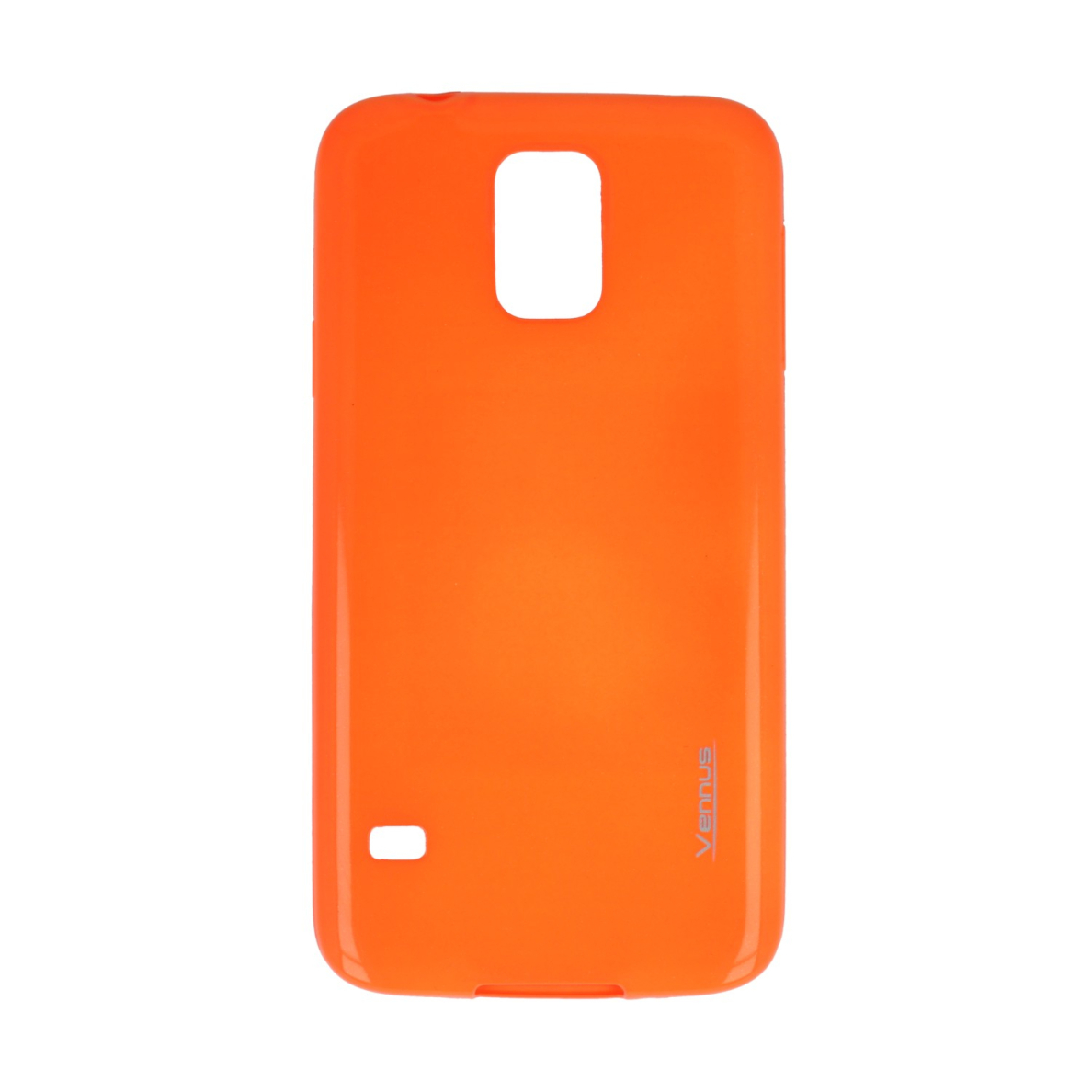 Sam S5 G900 oranžinė ultra slim jelly fln nugarėlė