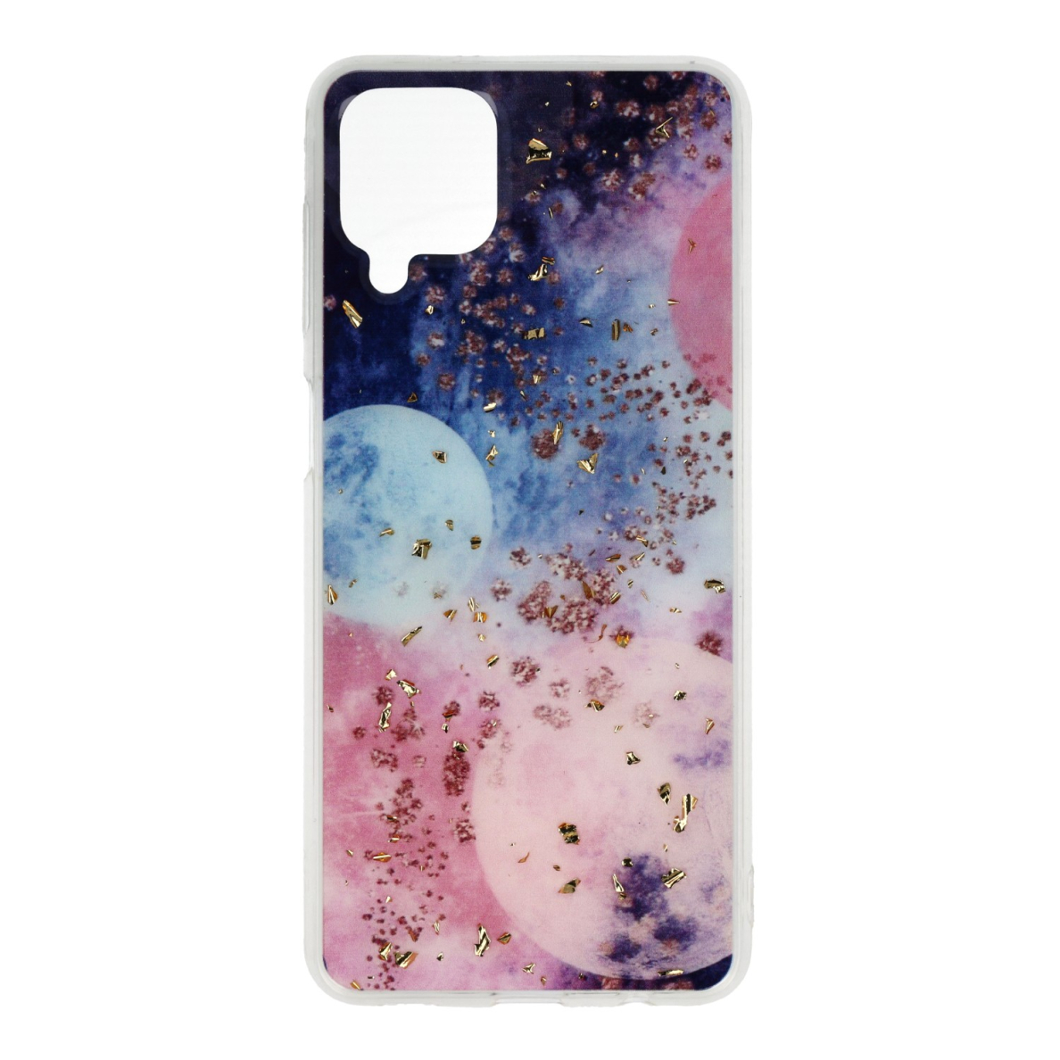 Samsung A12 Gold Glam Galactic nugarėlė