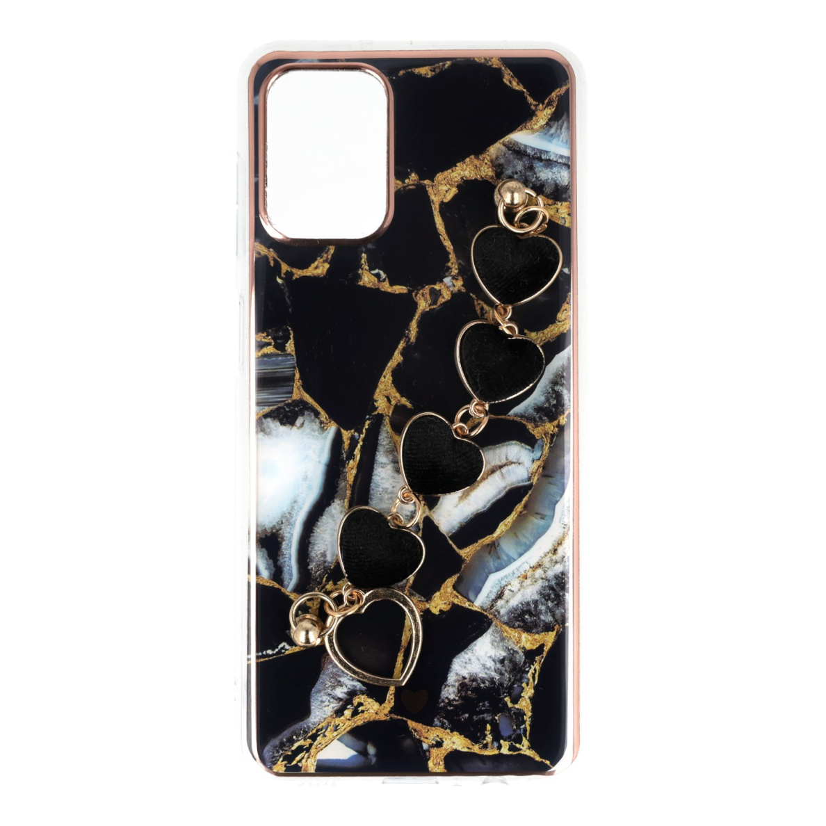 Samsung A12 juoda ROOSEVELT TREND MARBLE nugarėlė design 1