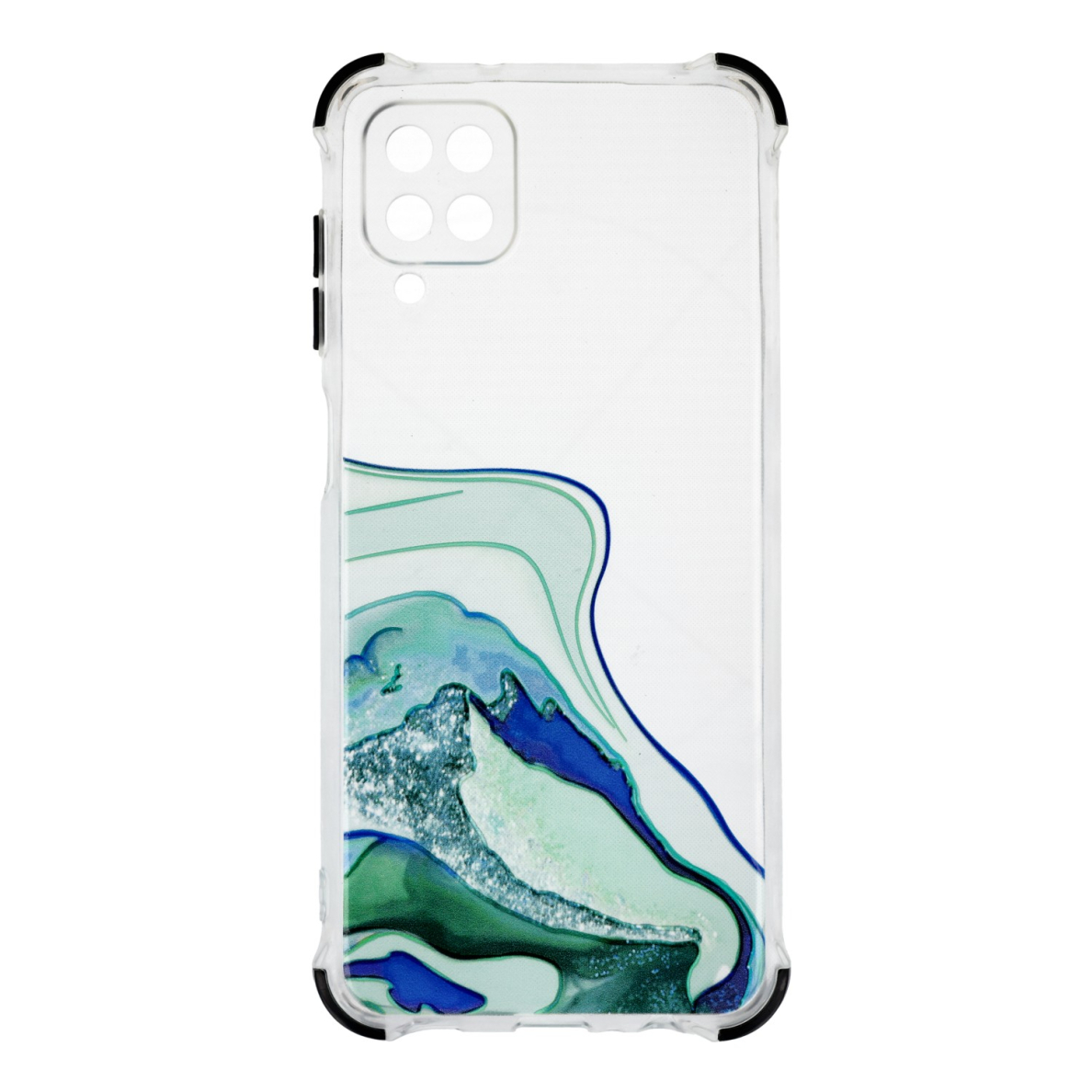 Samsung A12 WATERCOLOR nugarėlė Design3 (salotinė)