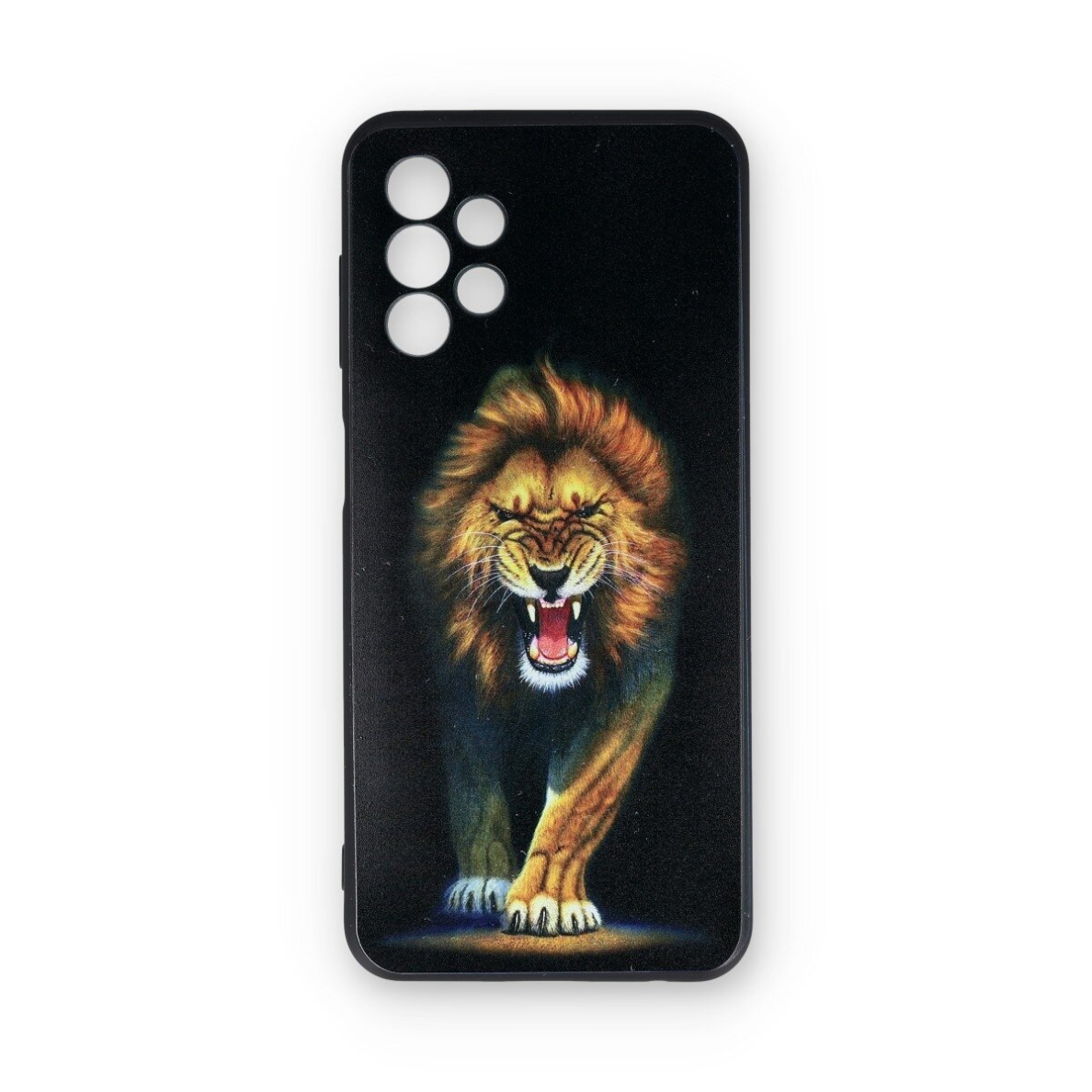 Samsung A13/A04s black nugarėlė Lion Design00101