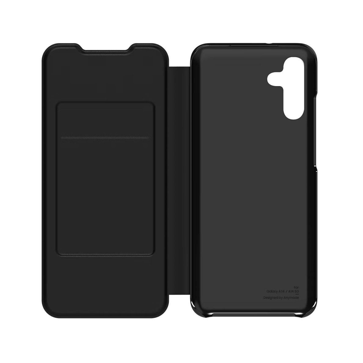 Samsung A14 5G Black Original Wallet dėklas GP-FWA146AMA 2