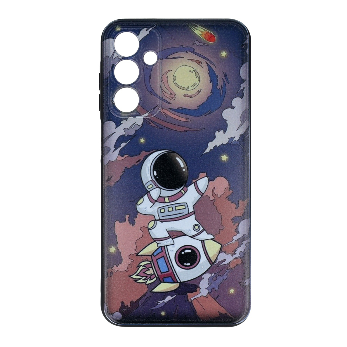 Samsung A15 5G black nugarėlė Cosmonaut Design00006