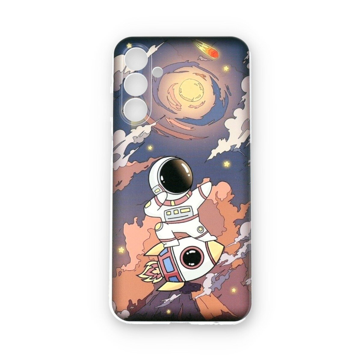 Samsung A15 5G clear nugarėlė Cosmonaut Design00006