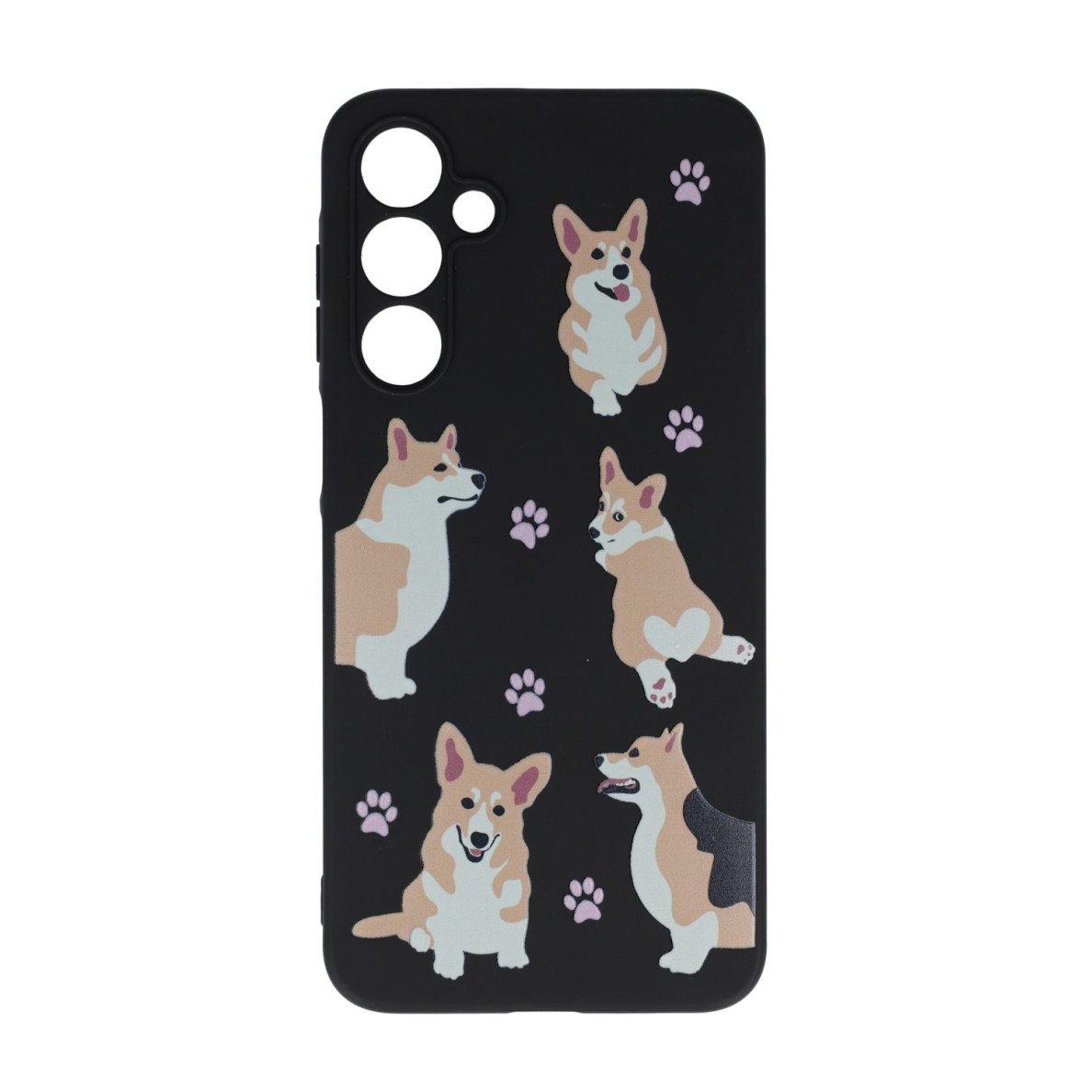 Samsung A16 / A16 5G black nugarėlė Corgi Design00303
