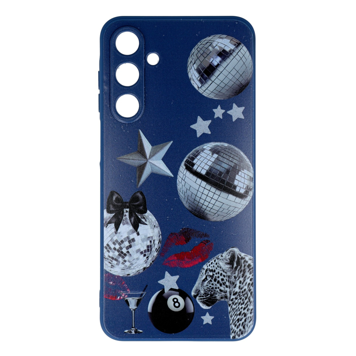 Samsung A16 / A16 5G blue nugarėlė Party Design00329
