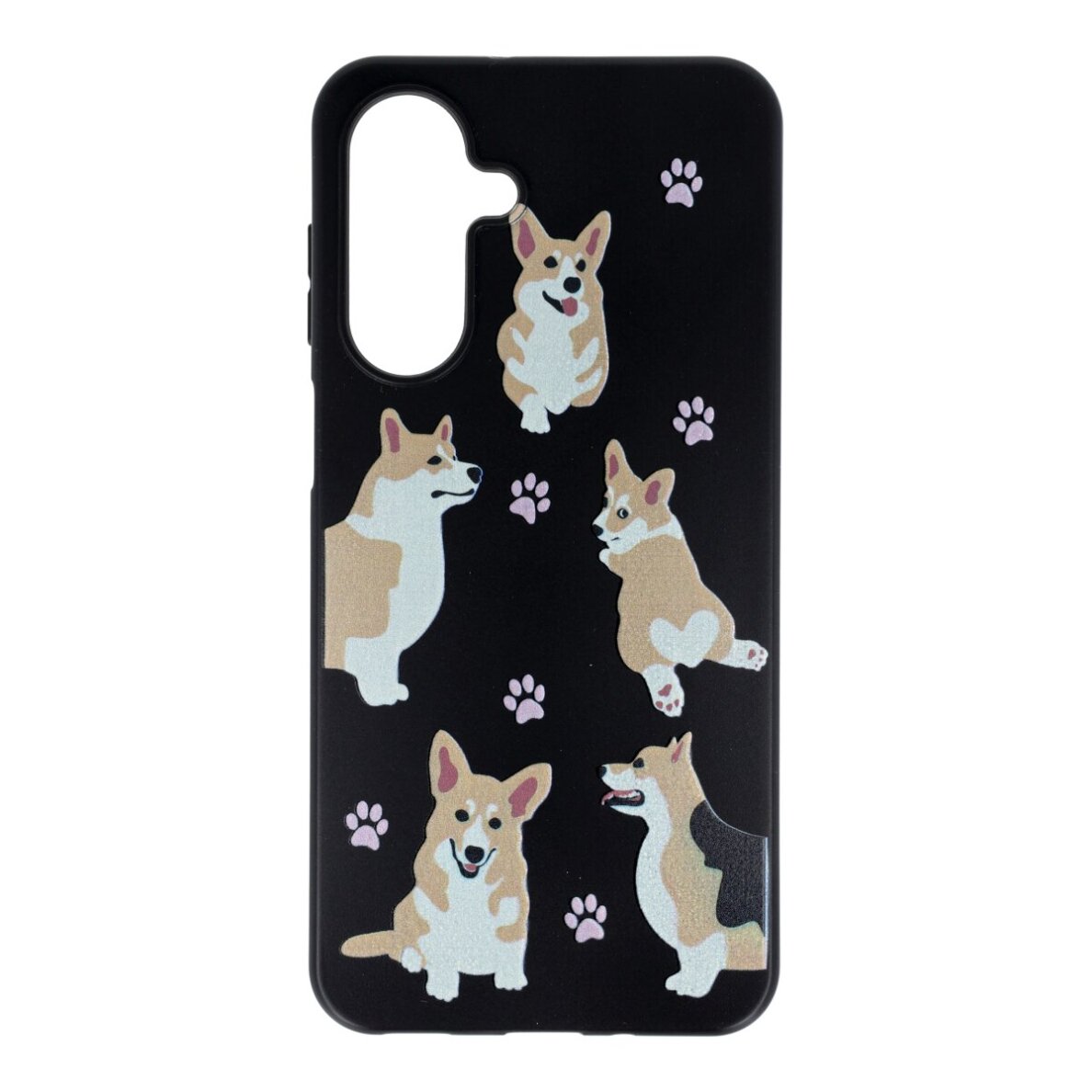 Samsung A17 5G black nugarėlė Corgi Design00303