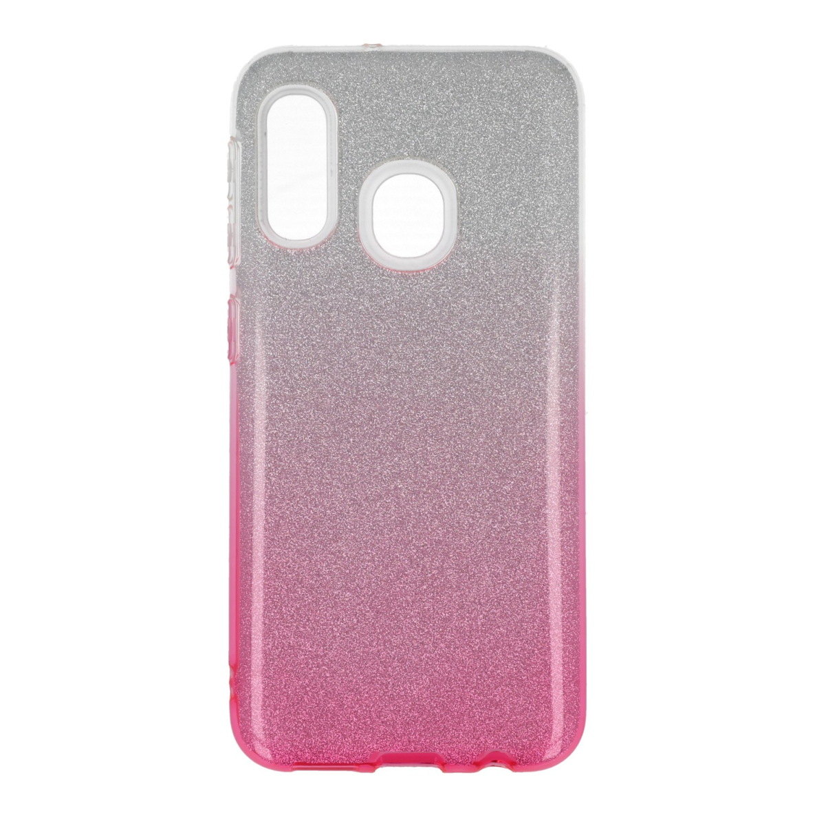 Samsung A20E rožinė Glitter3 nugarėlė