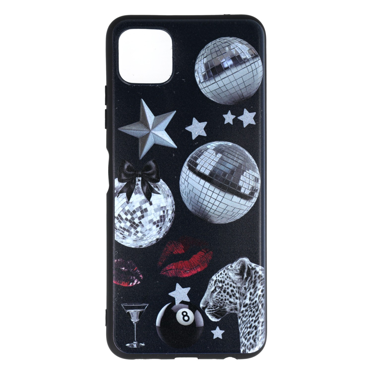 Samsung A22 5G black nugarėlė Party Design00329