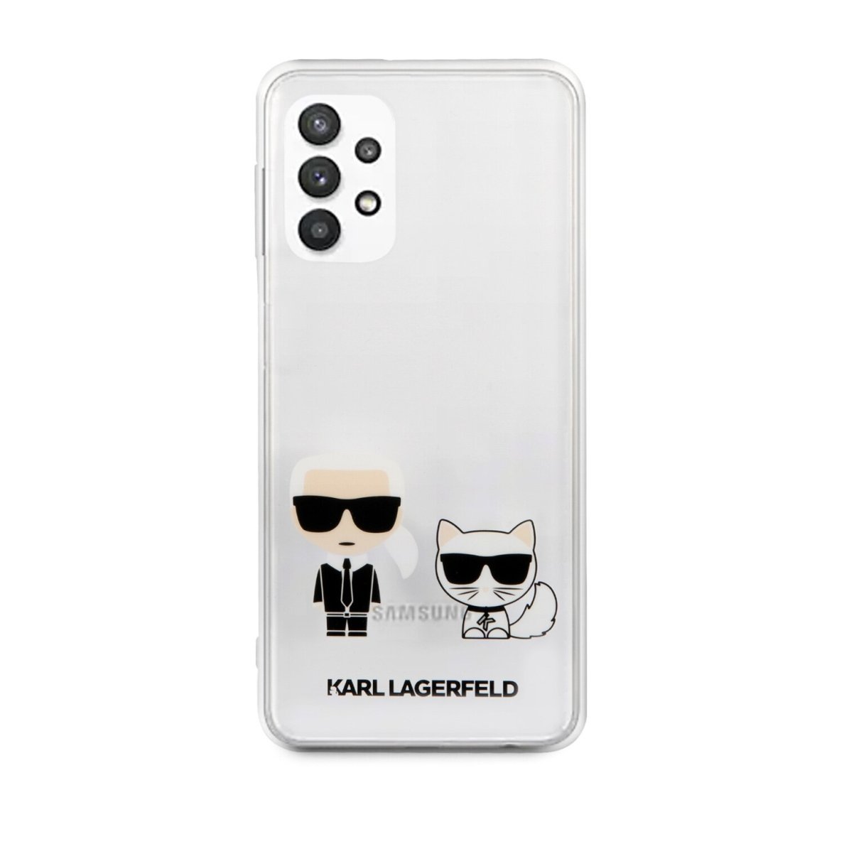 Samsung A32 5G skaidri KARL LAGERFELD nugarėlė KLHCA32CKTR 4