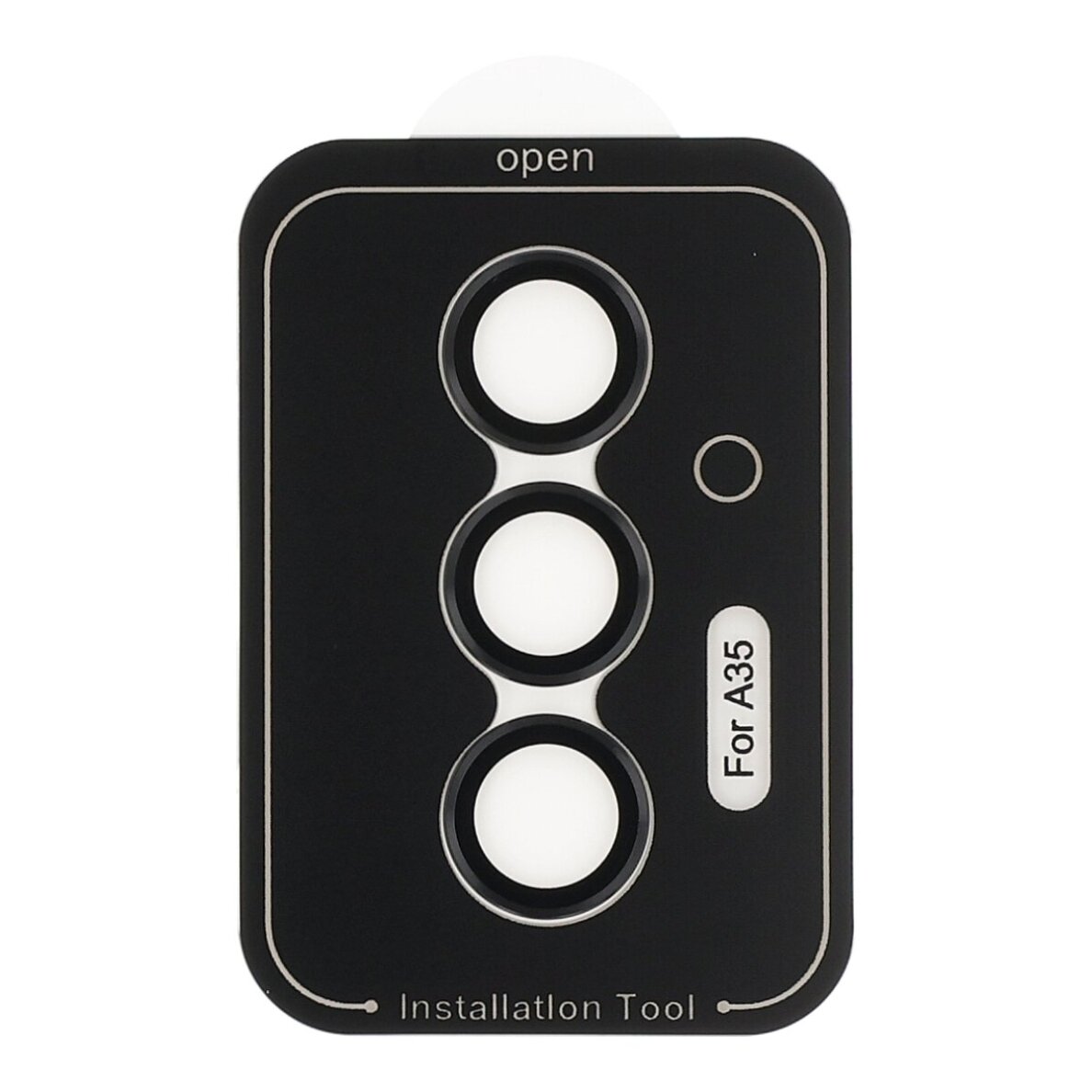 Samsung A35 5G apsauginis black OTAO galinės kameros stiklas