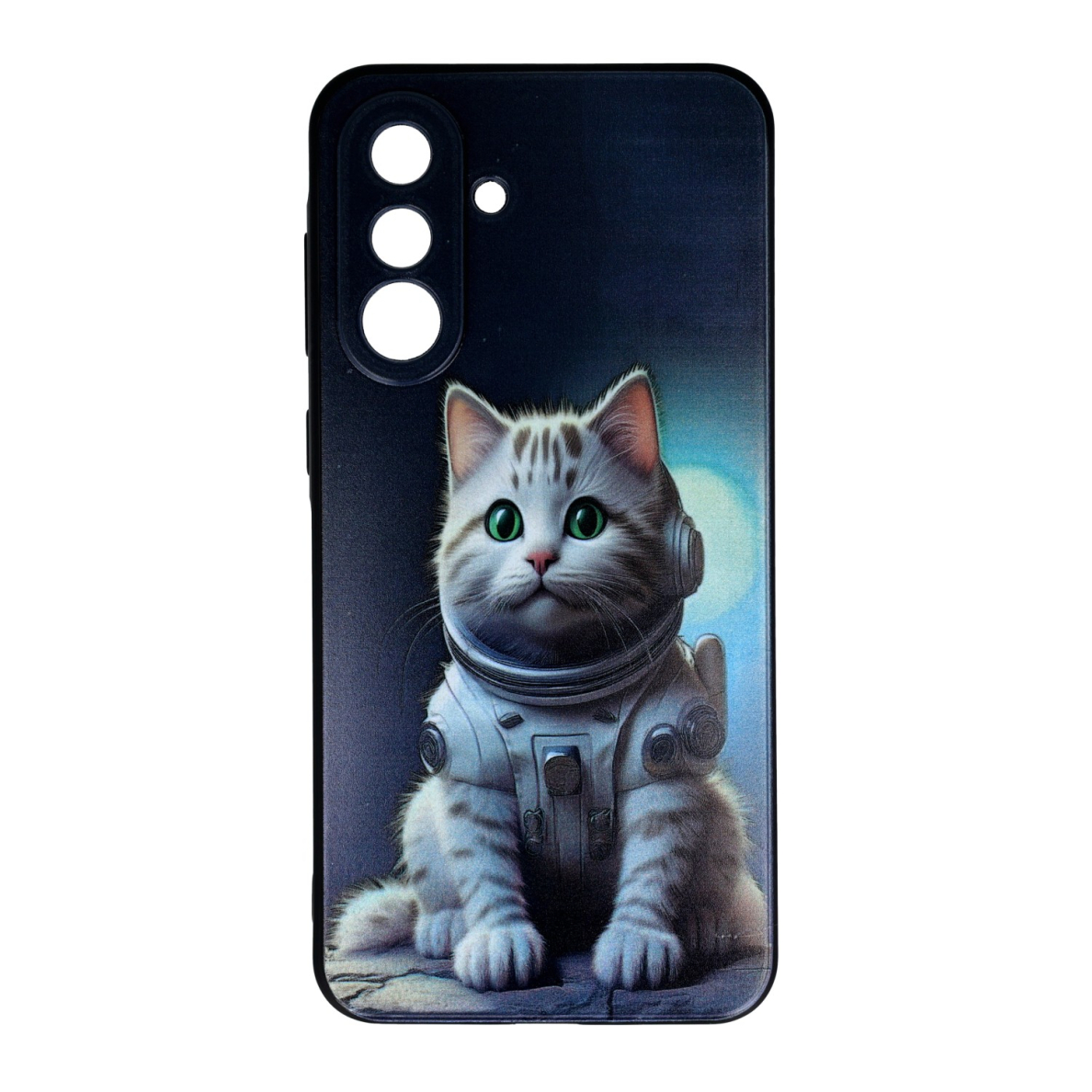 Samsung A36 5G black nugarėlė Astronaut Cat Design00317