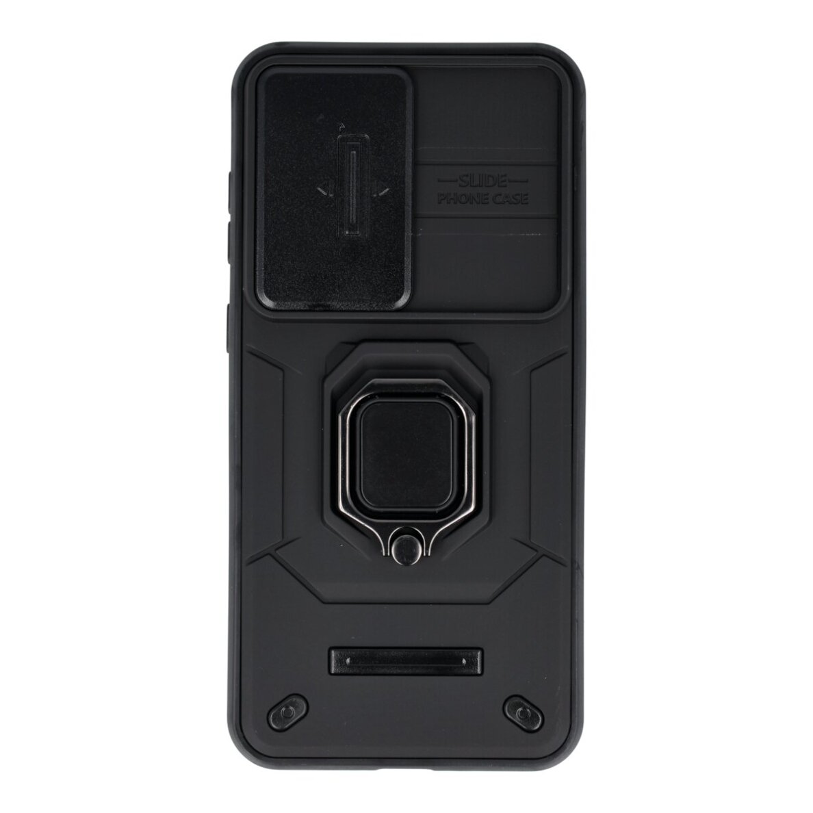 Samsung A36 5G black RING ARMOR WITH CAMSHIELD nugarėlė