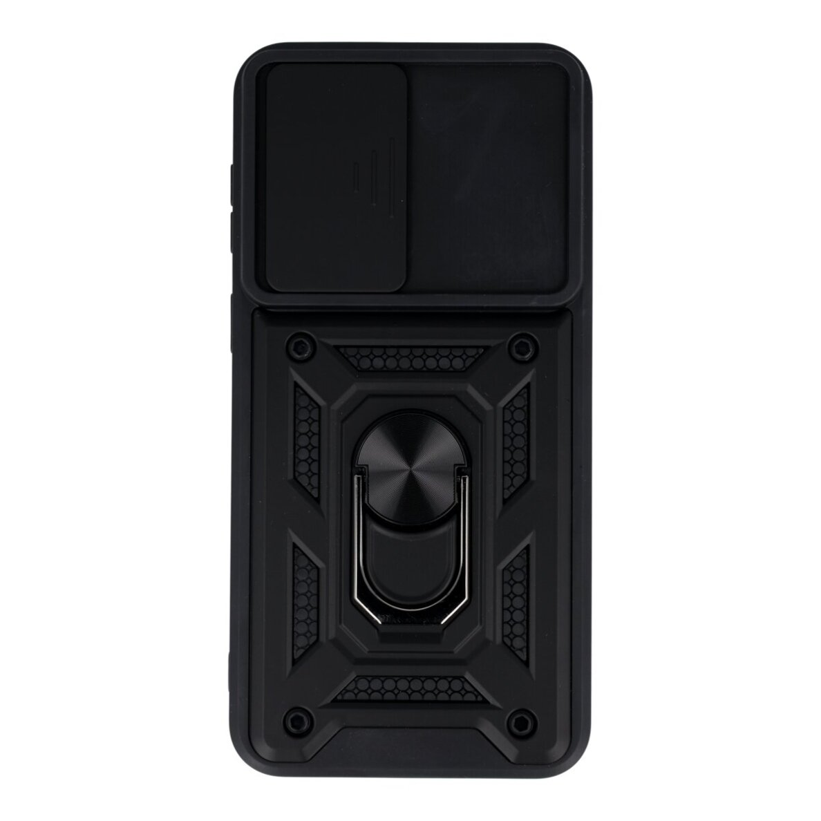 Samsung A37 5G black RING ARMOR WITH CAMSHIELD nugarėlė