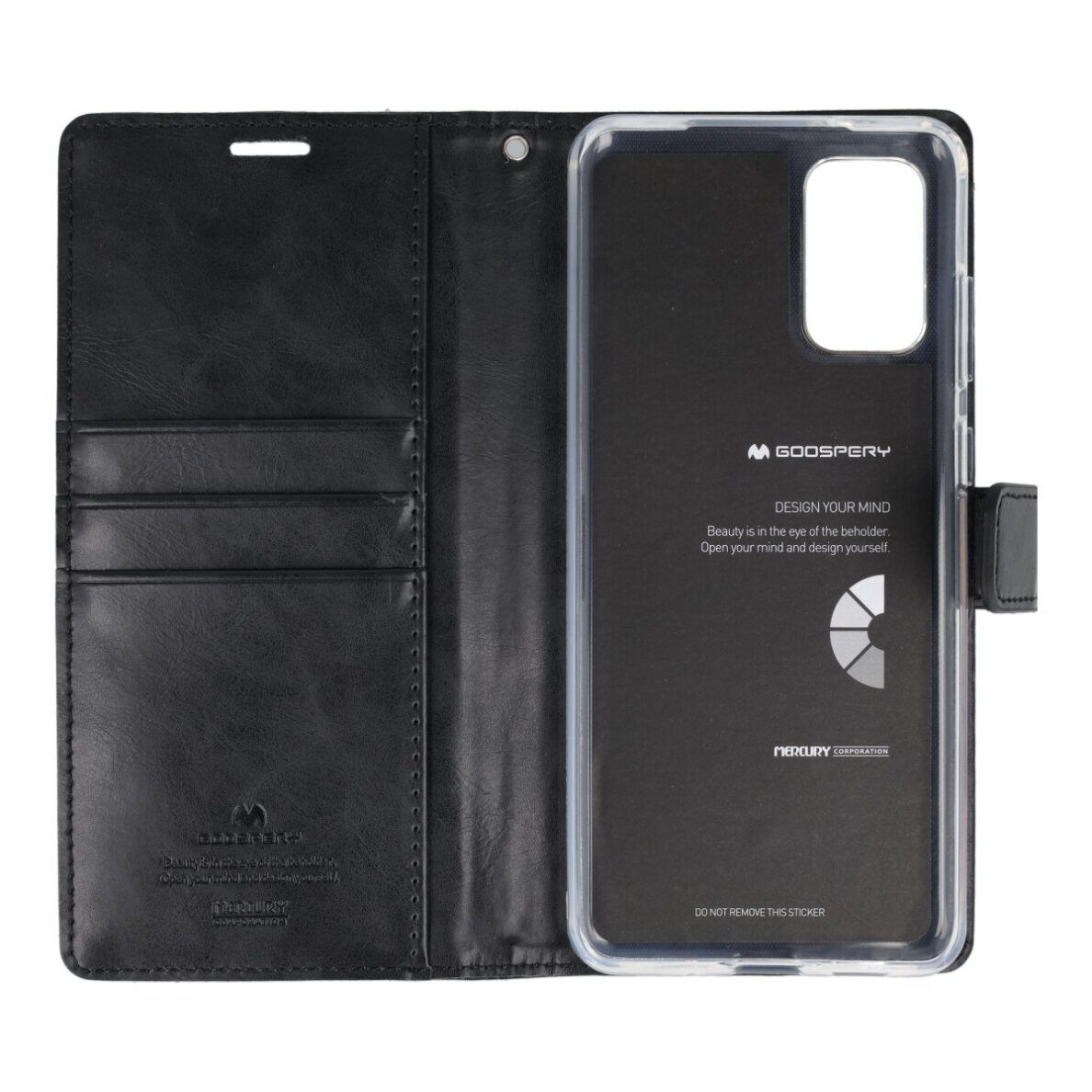 Samsung A51 black MERCURY BLUE MOON2 dėklas 2