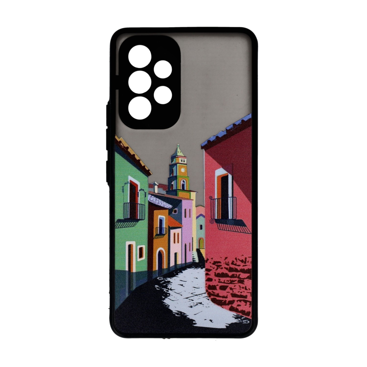 Samsung A53 5G juoda LACE PICTURE nugarėlė city 4