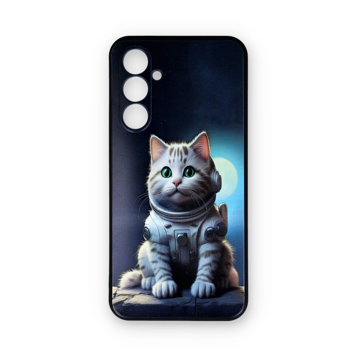 Samsung A54 5G black nugarėlė Astronaut Cat Design00317 1