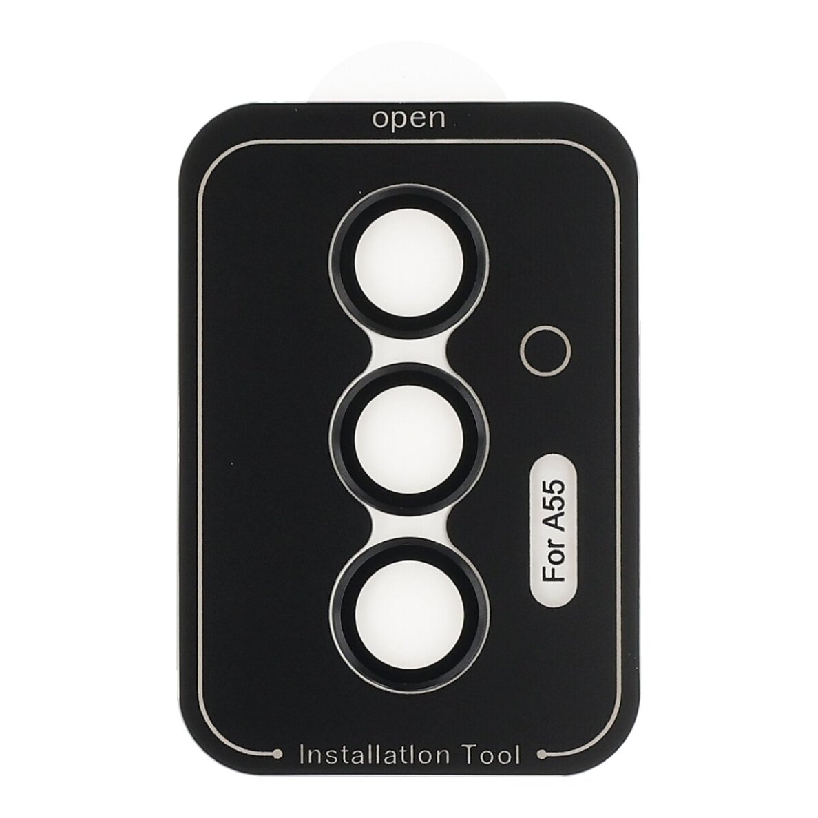 Samsung A55 5G apsauginis black OTAO galinės kameros stiklas