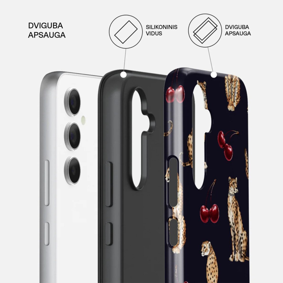 Samsung A55 5G Cougar Tough BURGA nugarėlė 1