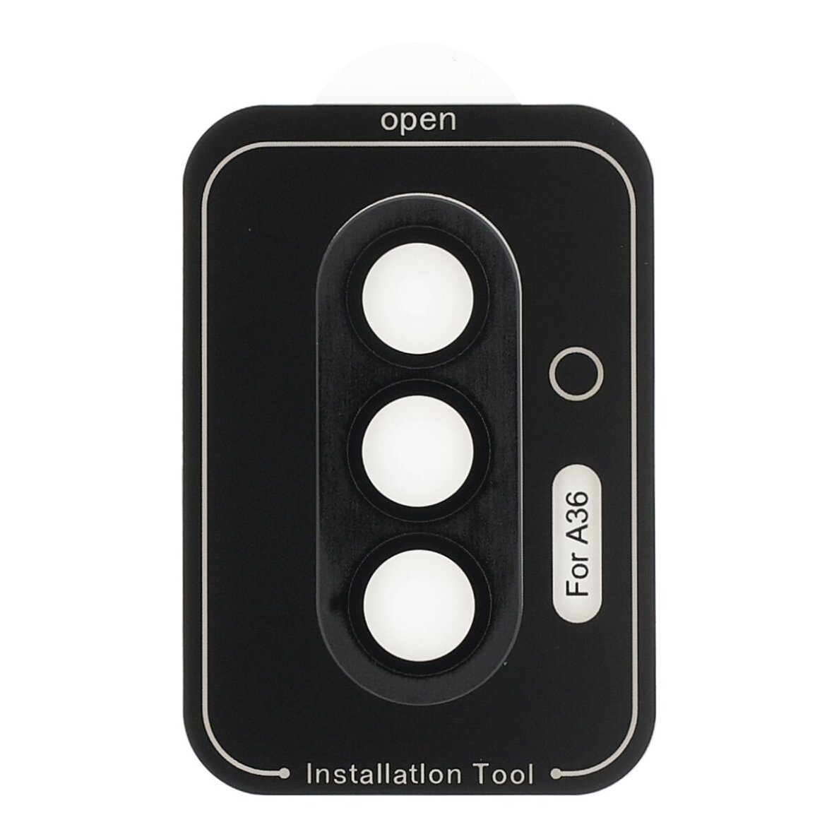 Samsung A56 5G / A36 5G apsauginis black OTAO galinės kameros stiklas