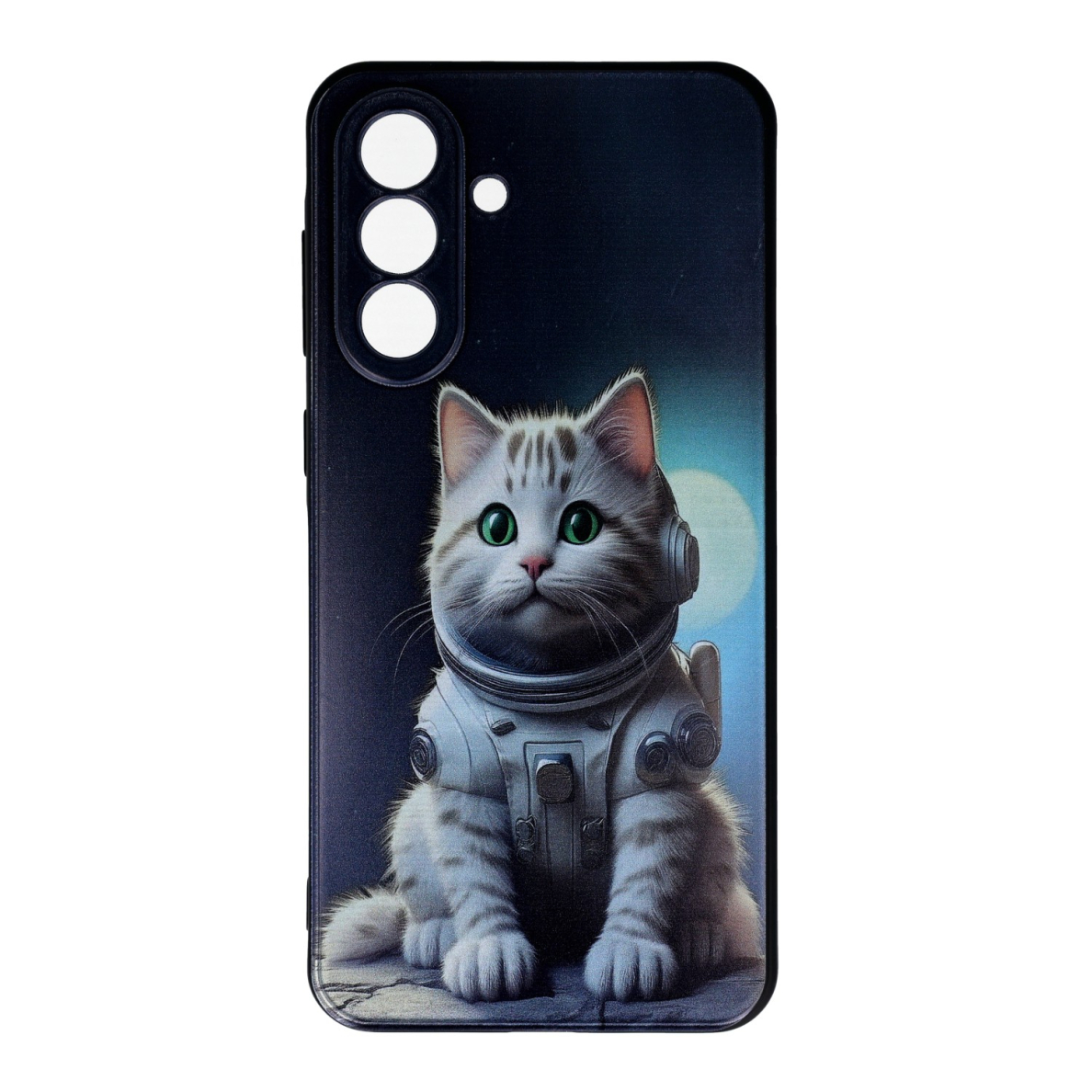 Samsung A56 5G black nugarėlė Astronaut Cat Design00317