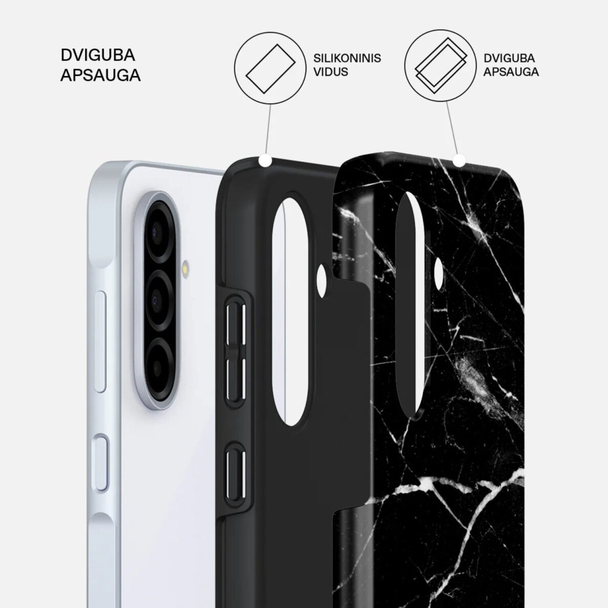 Samsung A56 5G Noir Origin BURGA nugarėlė 1