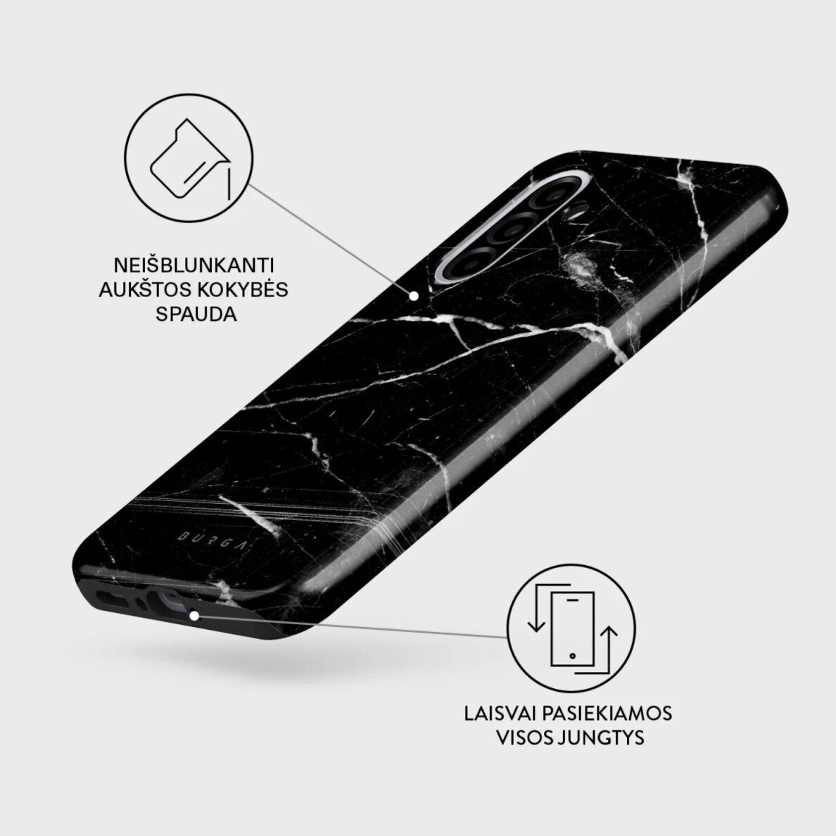 Samsung A56 5G Noir Origin BURGA nugarėlė 2