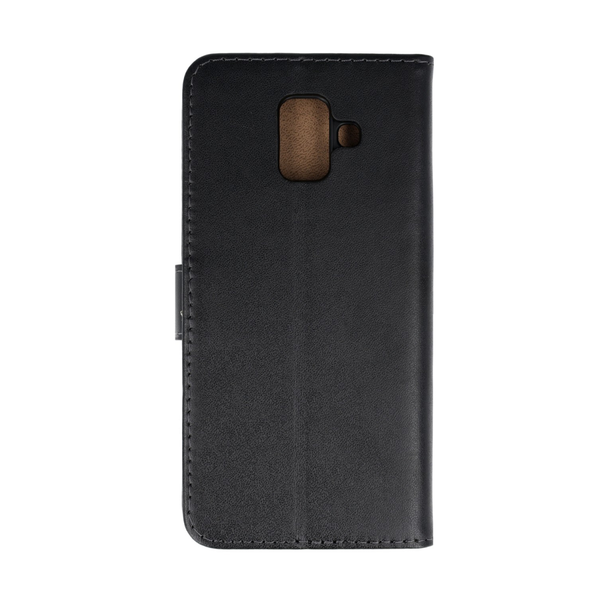 Samsung A6 2018 black Split Leather dėklas 2