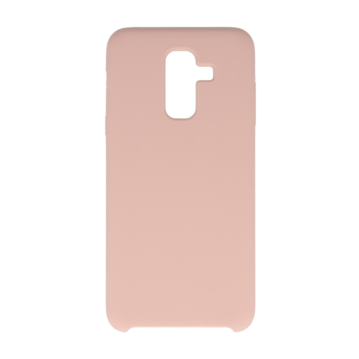 Samsung A6 PLUS 2018 kreminė SILICONE nugarėlė