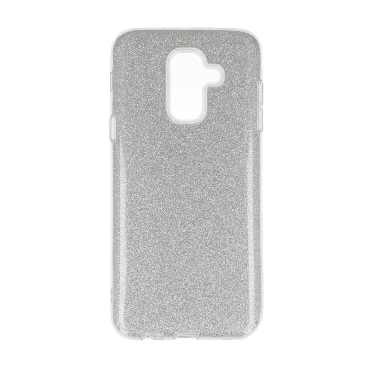 Samsung A6 PLUS 2018 sidabrinės spalvos SHINING nugarėlė