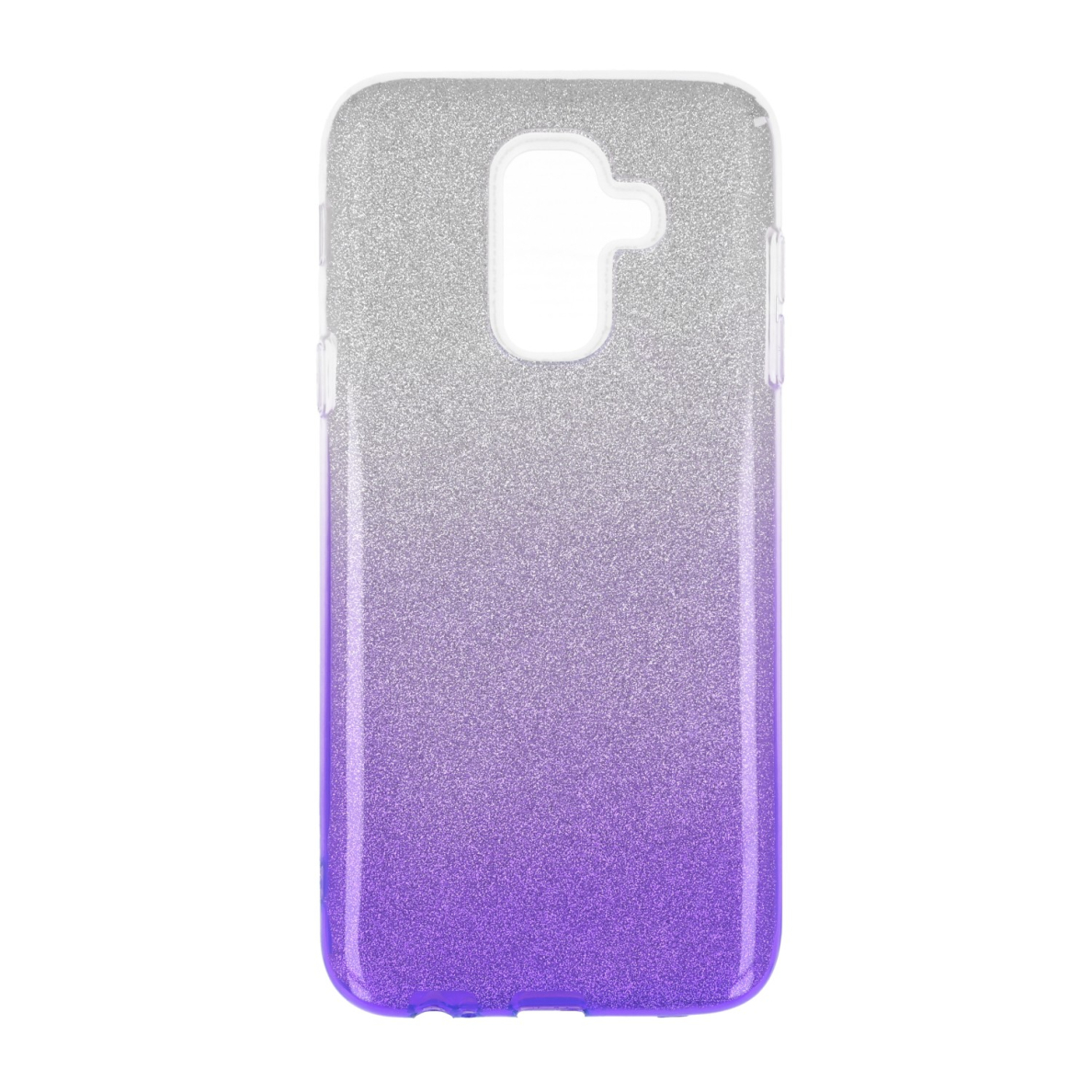 Samsung A6 PLUS 2018 violetinė Glitter3 nugarėlė