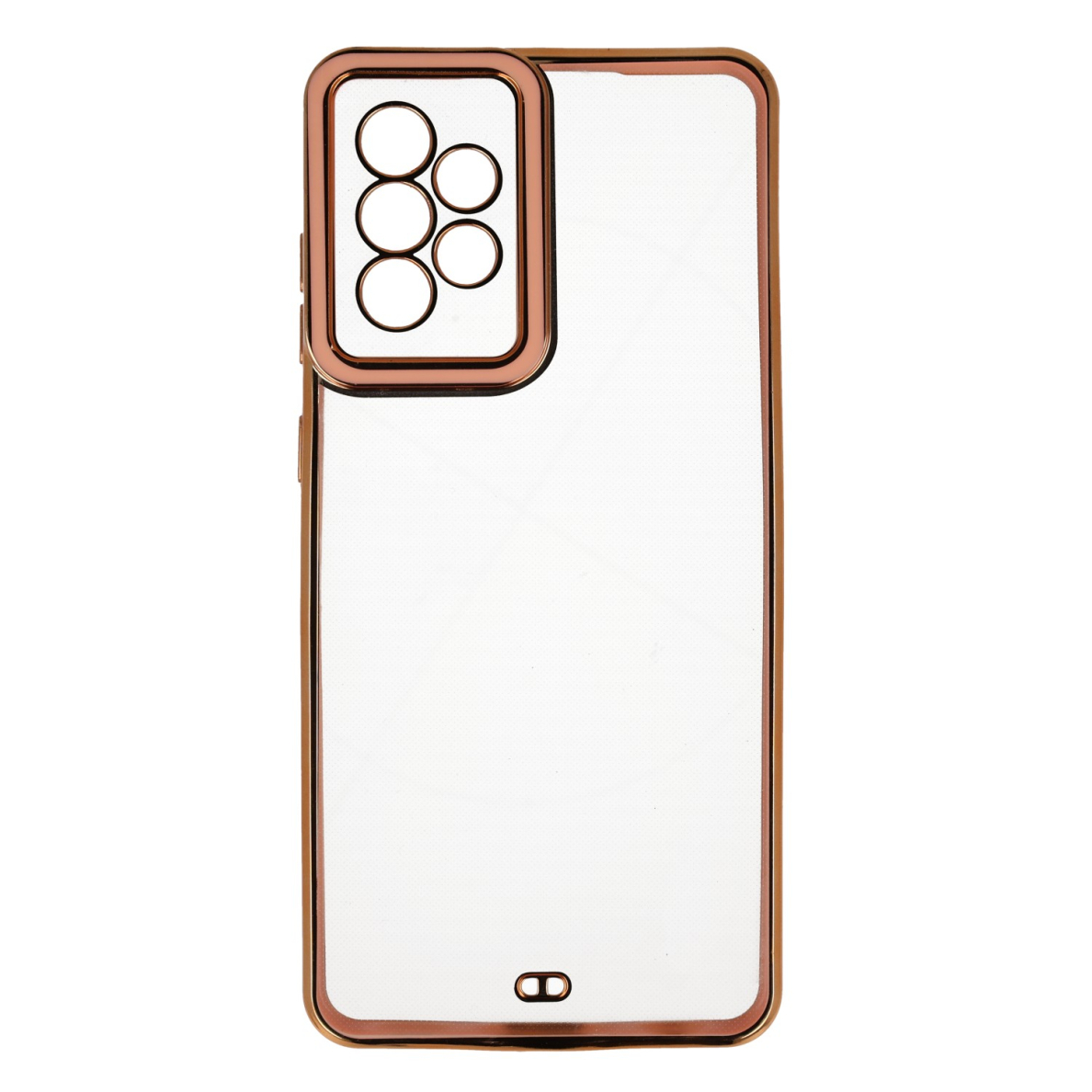 Samsung A72/A72 5G skaidri+šv. rožinė ANGEL EYES nugarėlė