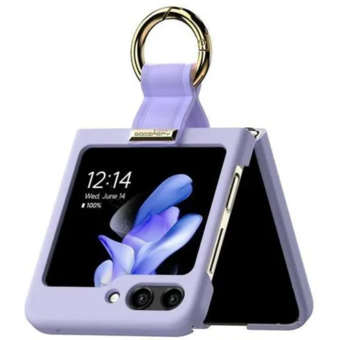 Samsung FLIP6 5G Gold Ring MERCURY lilac purple nugarėlė 1