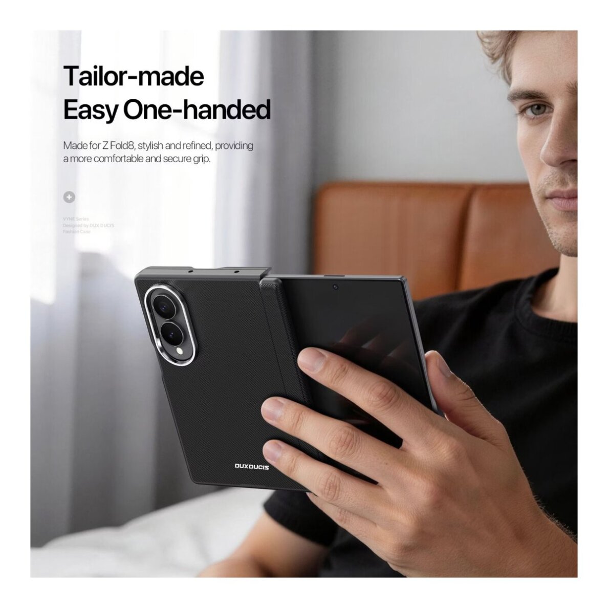 Samsung FOLD8 black DUX DUCIS Vyne Series nugarėlė 7
