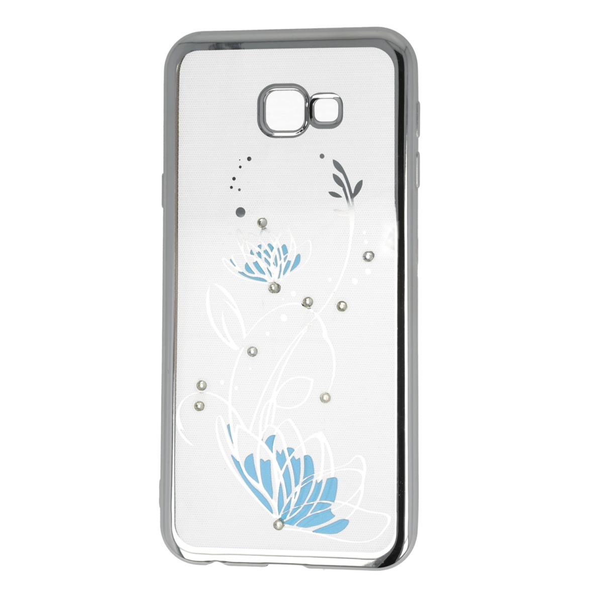 Samsung J4 PLUS 2018 sidabro spalvos perfect LOTUS nugarėlė