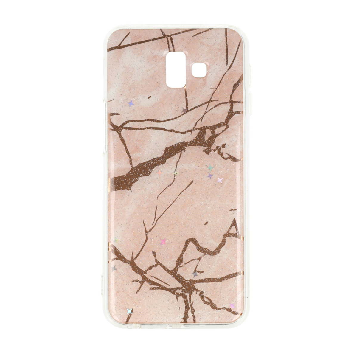 Samsung J6 PLUS 2018 rausva MARMUR nugarėlė