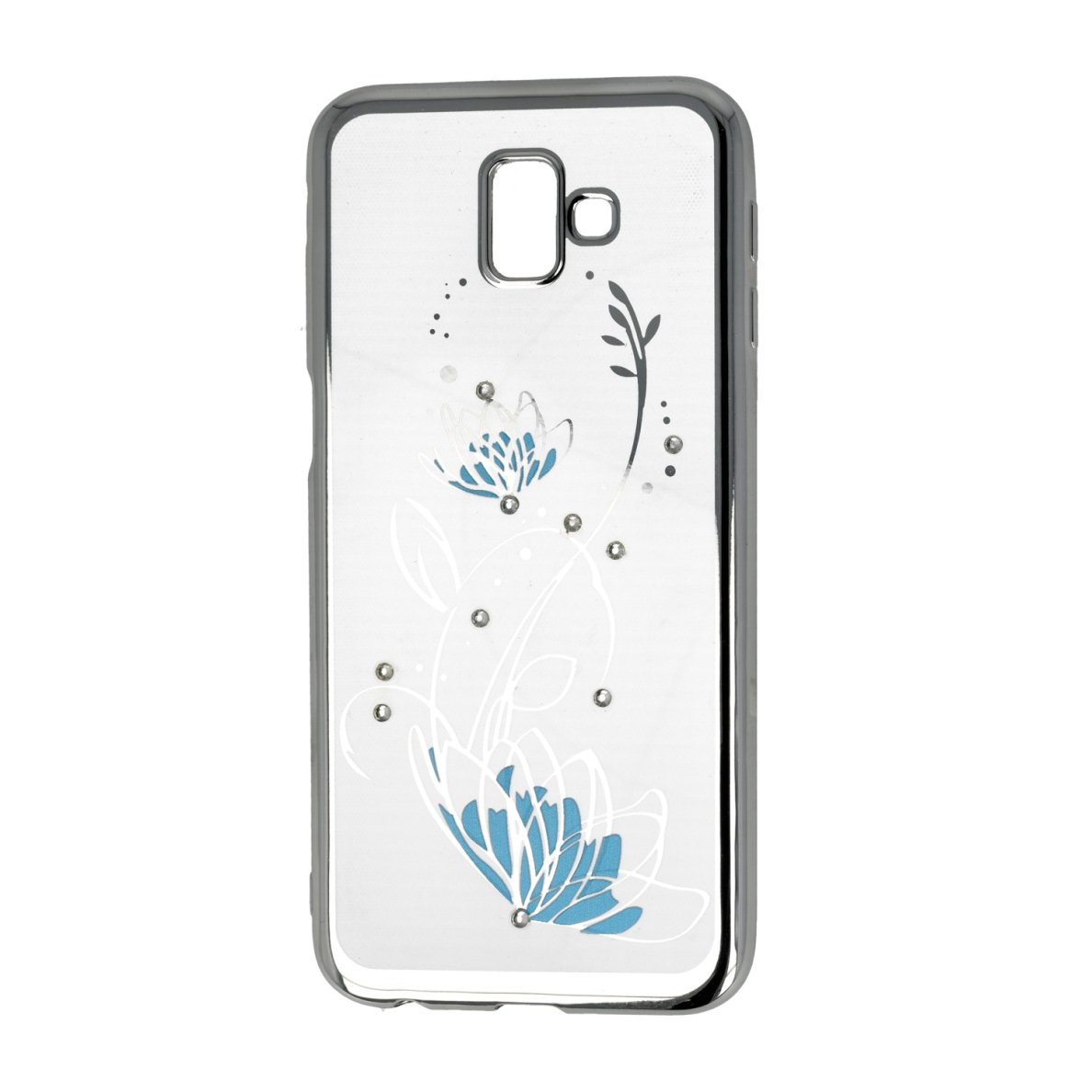 Samsung J6 PLUS 2018 sidabro spalvos perfect LOTUS nugarėlė