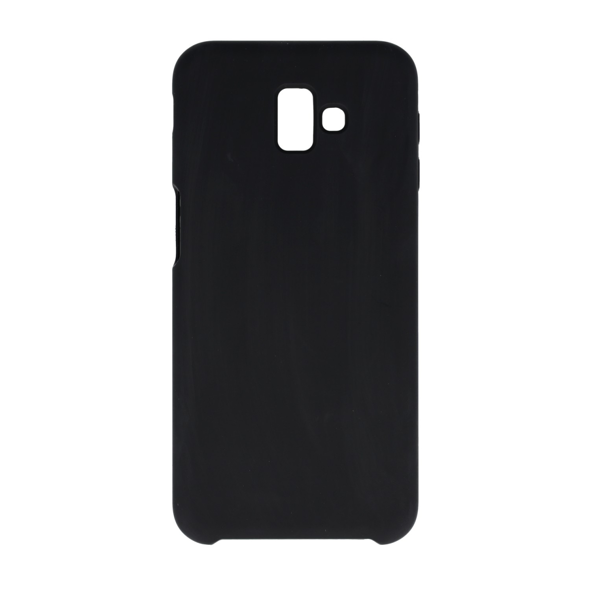 Samsung J6 PLUS juoda SILICONE nugarėlė