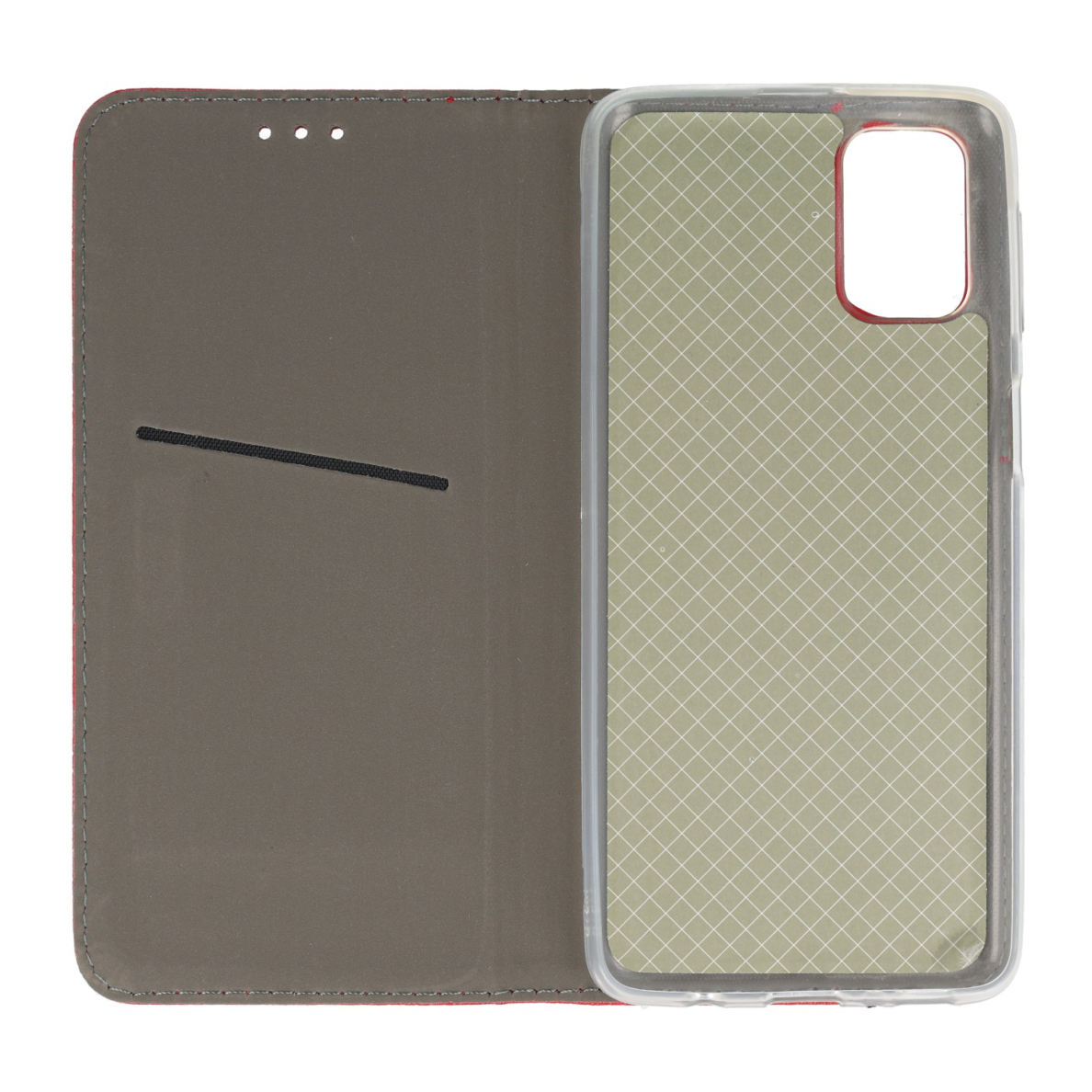 Samsung M31s raudonas dėklas Tinkliukas 2