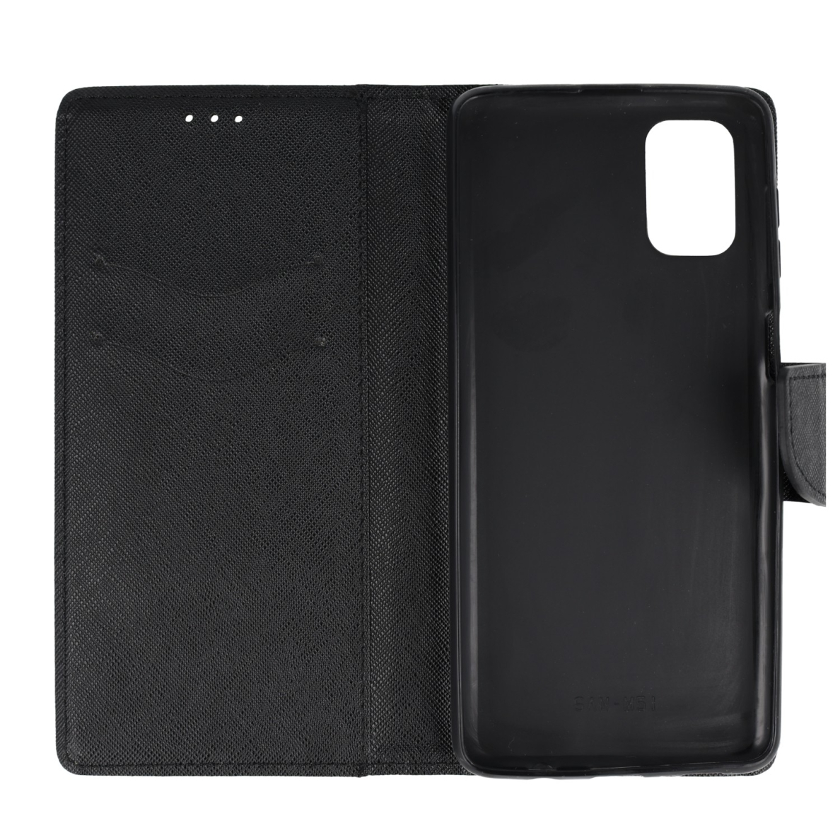 Samsung M51 juodas fancy diary dėklas 2