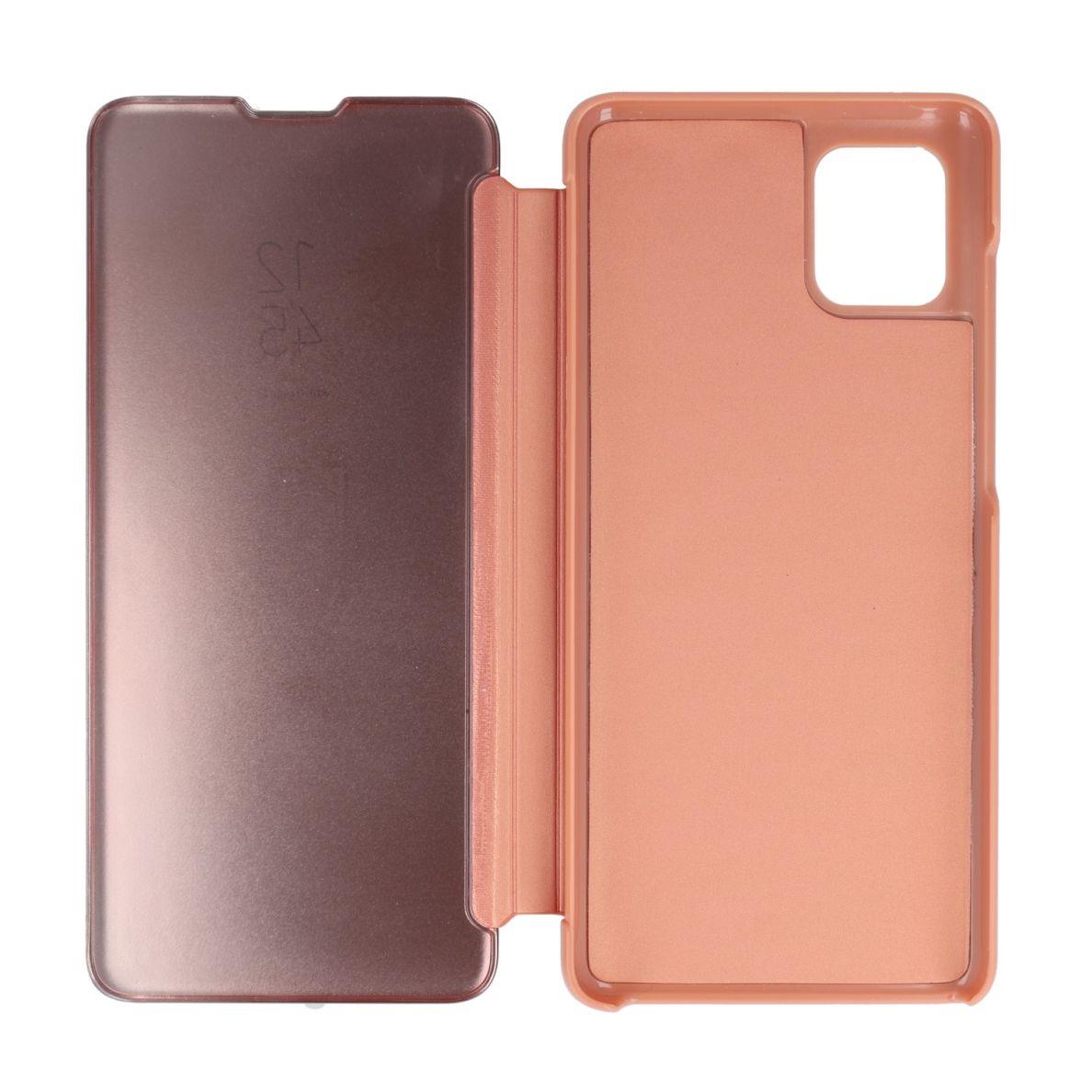 Samsung Note 10 Lite/A81 rausvas VIEW WINDOW dėklas 3