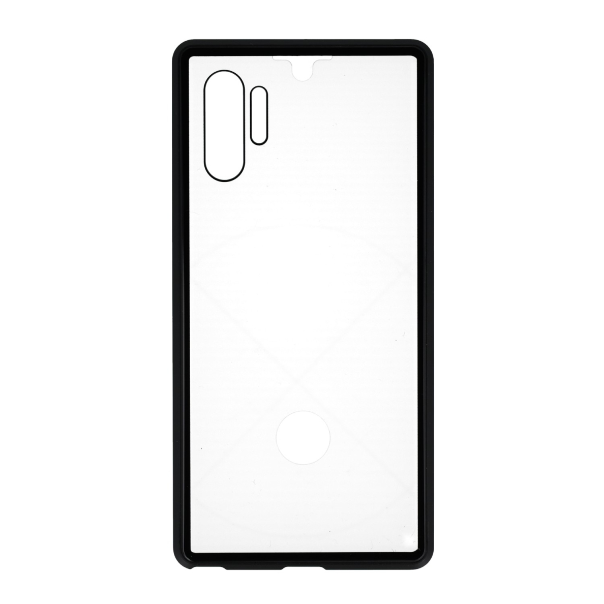 Samsung Note 10 PLUS juoda MAGNETO nugarėlė