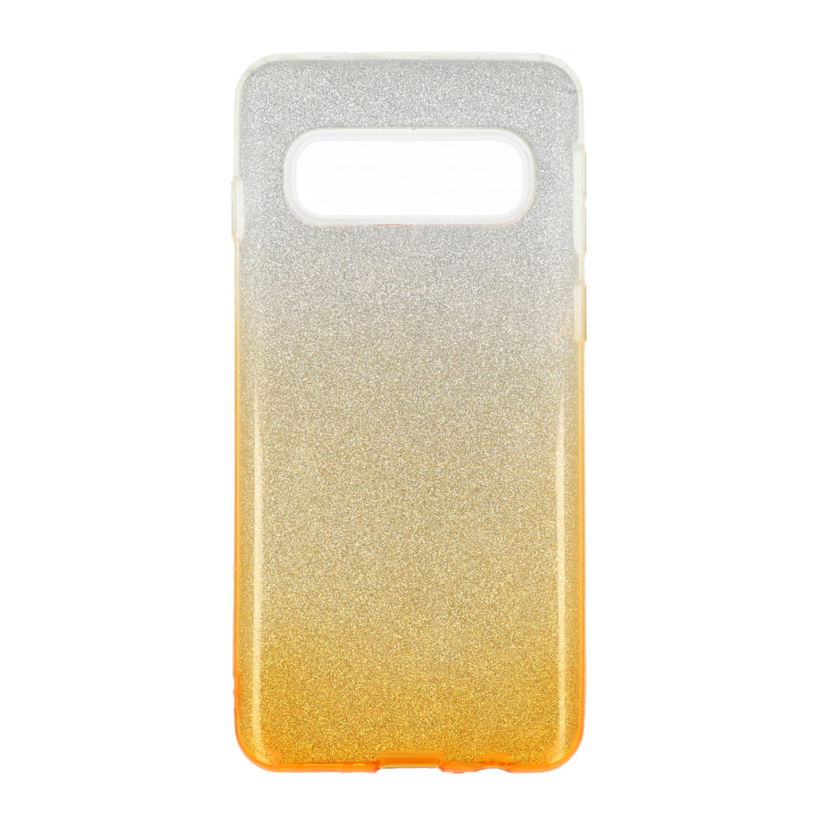 Samsung S10 aukso spalvos GLITTER3 nugarėlė