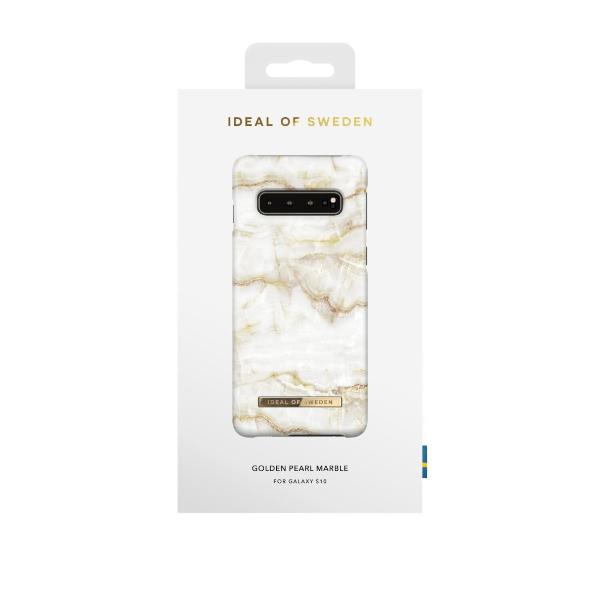 Samsung S10 PLUS iDeal Of Sweden nugarėlė Golden Pearl Marble 2